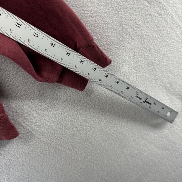 Vintage West Virginia Sweatshirt Mens XL Red Graphic Crewneck Spellout Faded 90s - Picture 7 of 10